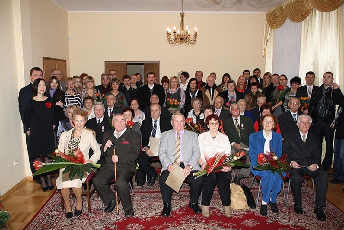 Medale za długoletnie pożycie