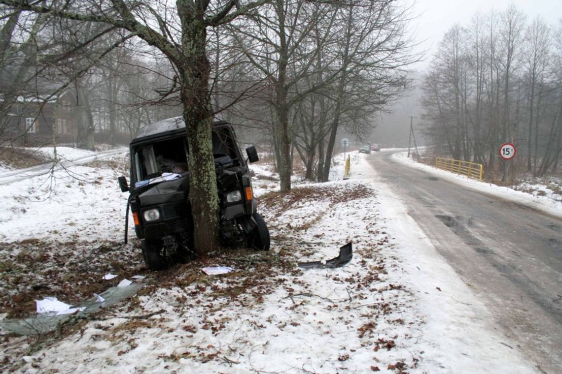 Mercedesem w drzewo Mercedesem w drzewo