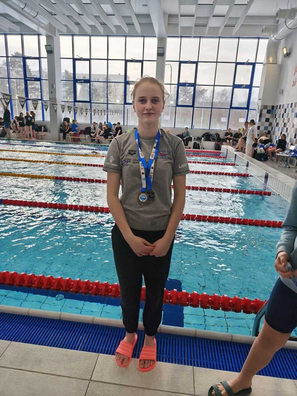 Michalina Kumkowska wygrywa pierwszą rundę ligi pływackiej Michalina Kumkowska wygrywa pierwszą rundę ligi pływackiej