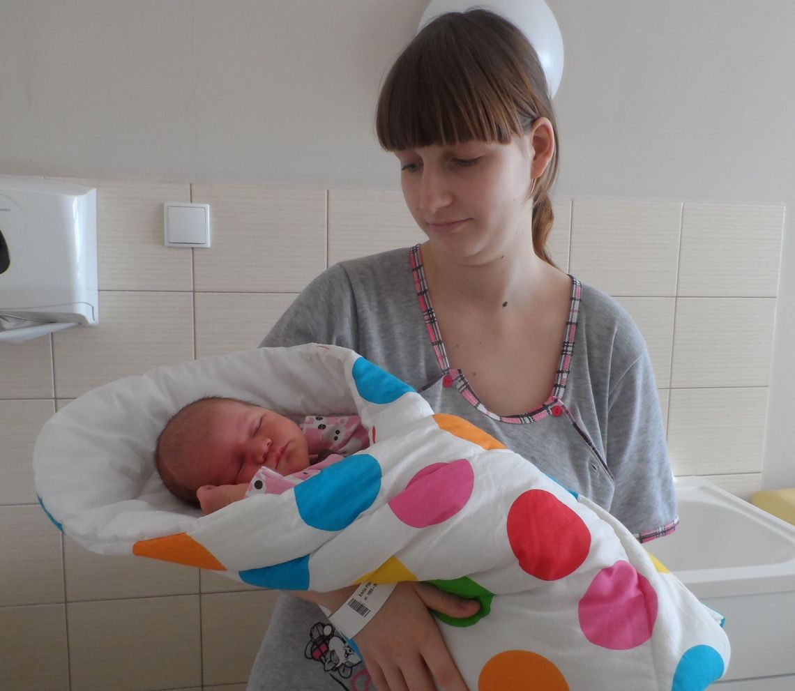 Michalinka - pierwsze noworoczne dziecko z powiatu starogardzkiego