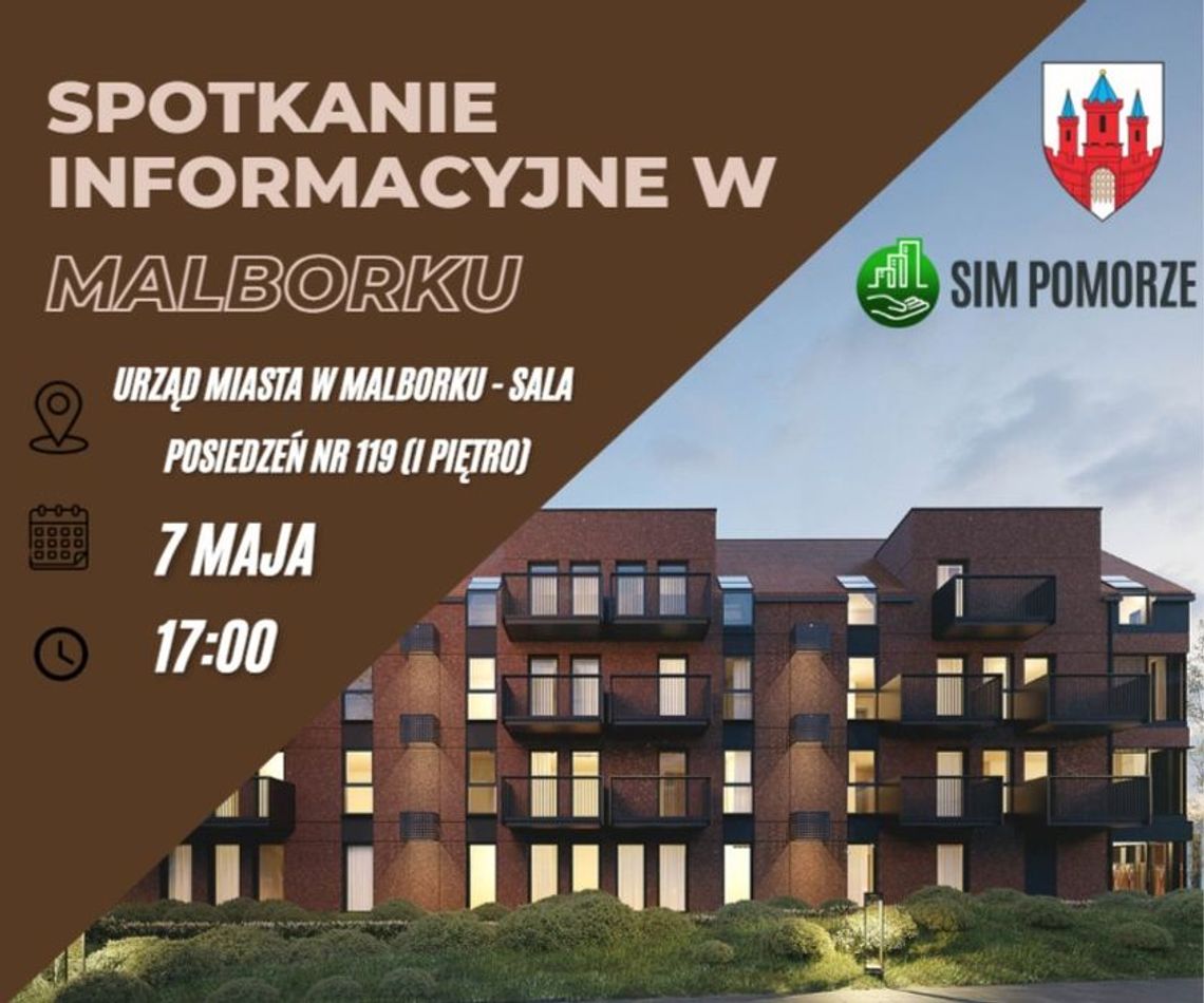 Mieszkania w ramach Społecznej Inicjatywy Mieszkaniowej - przyjdź na spotkanie informacyjne