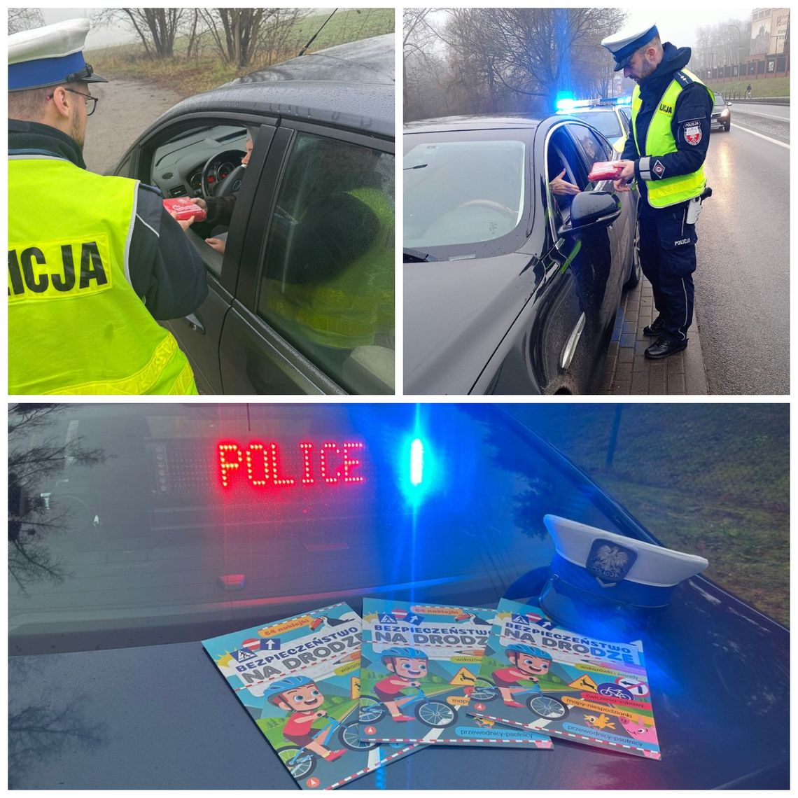 „Mikołajki z pomorską drogówką” – bezpieczeństwo i prezenty! „Mikołajki z pomorską drogówką” – bezpieczeństwo i prezenty!