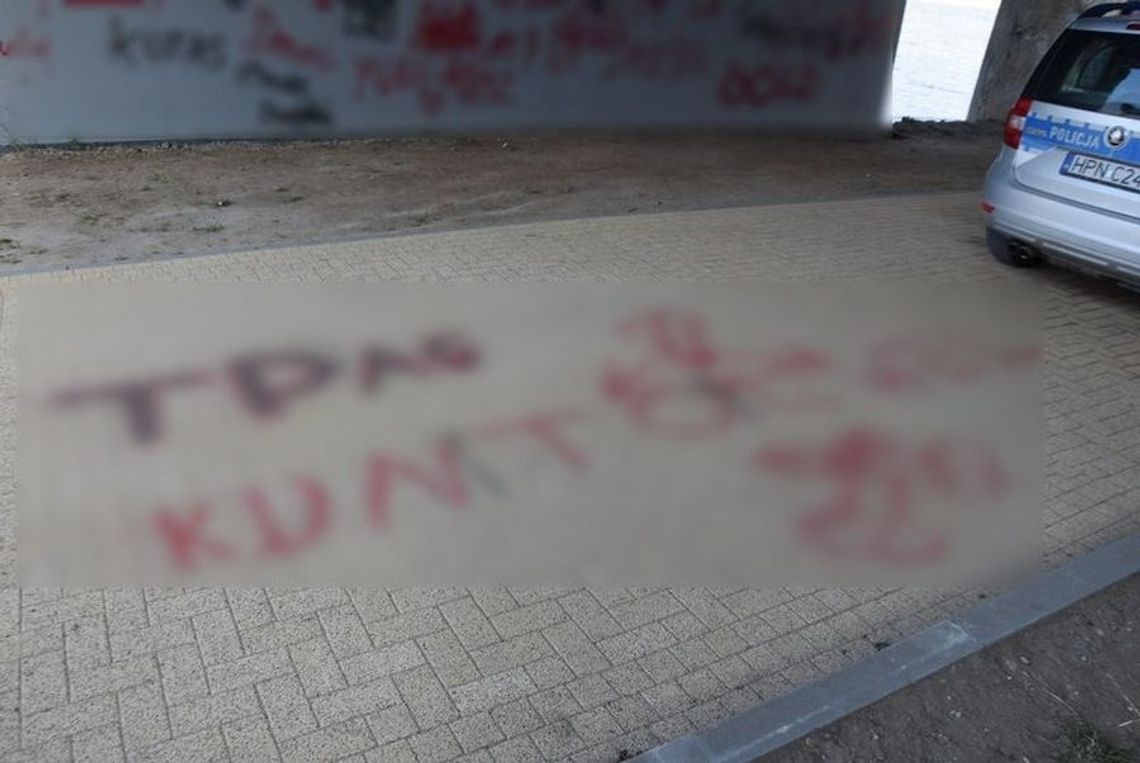 M.in. dzięki monitoringowi zatrzymano nastoletnich wandali. Sprayem nagryzdali napisy i wulgarne rysunki M.in. dzięki monitoringowi zatrzymano nastoletnich wandali. Sprayem nagryzdali napisy i wulgarne rysunki