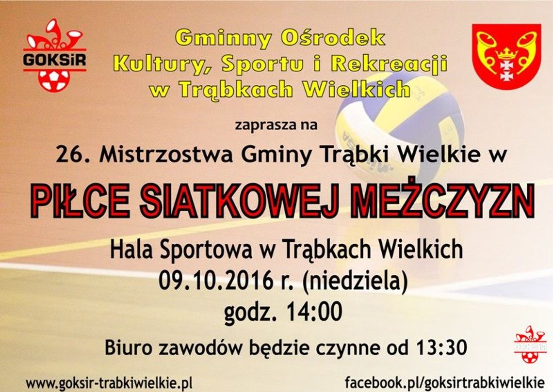 Mistrzostwa gminy w piłce siatkowej mężczyzn