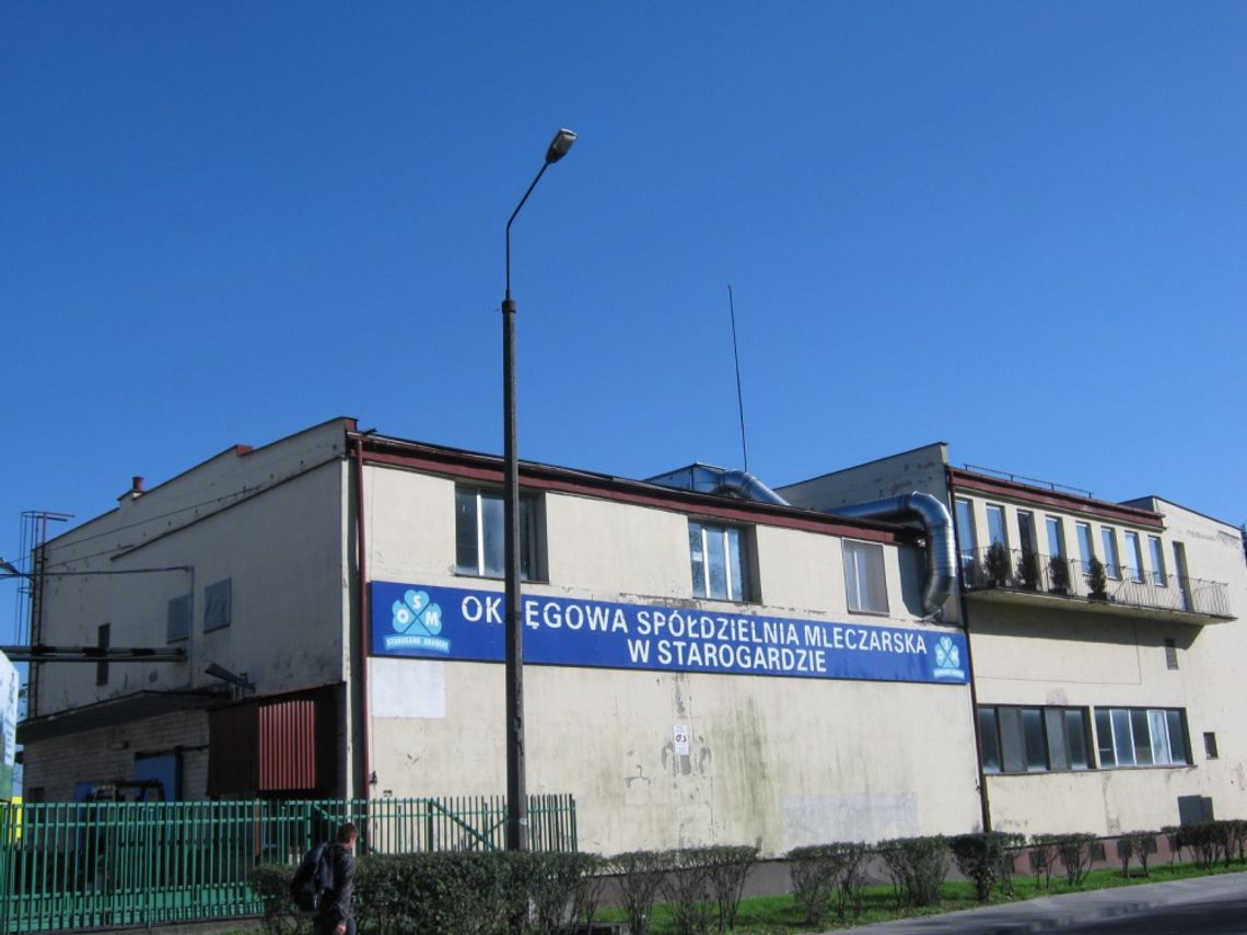Mleczarnia sprzedana - Okręgowa Spółdzielnia Mleczarska w Starogardzie Gd. zmienia właściciela Mleczarnia sprzedana - Okręgowa Spółdzielnia Mleczarska w Starogardzie Gd. zmienia właściciela