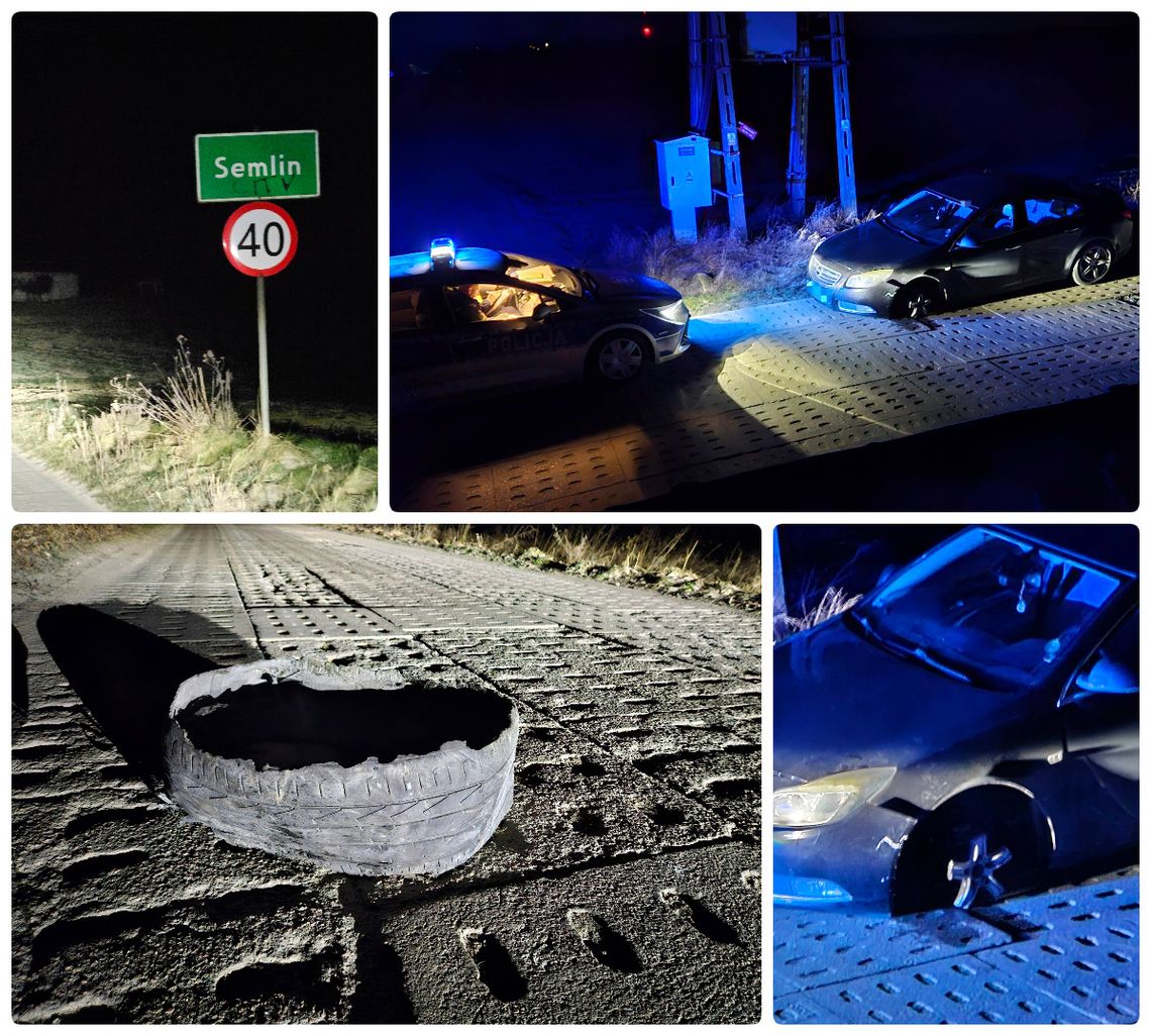 Mógł kogoś zabić! Wracamy do sprawy pijanego kierowcy z Semlina, który jechał autem na trzech kołach