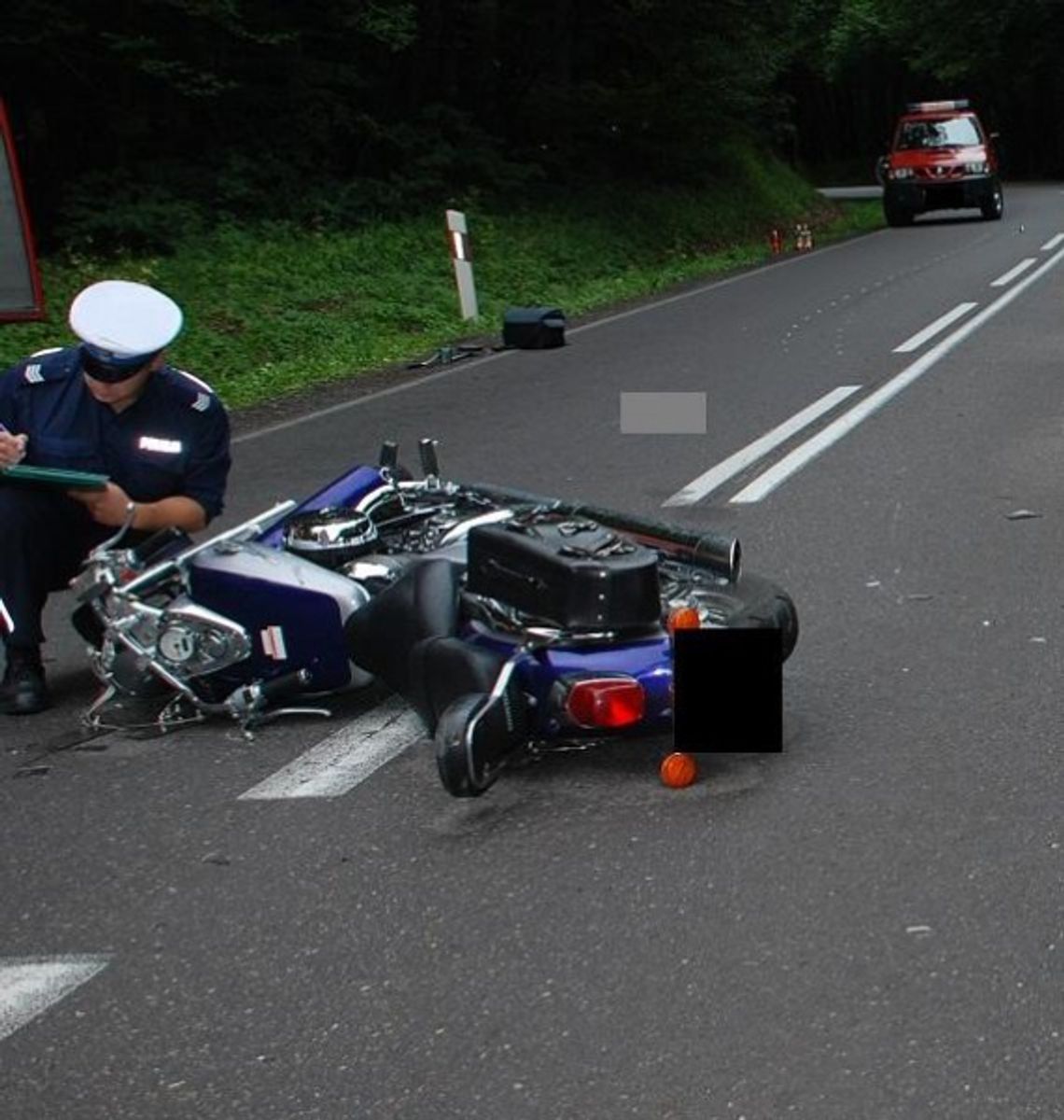 Motocyklista wjechał w tył iveco, zginął na miejscu