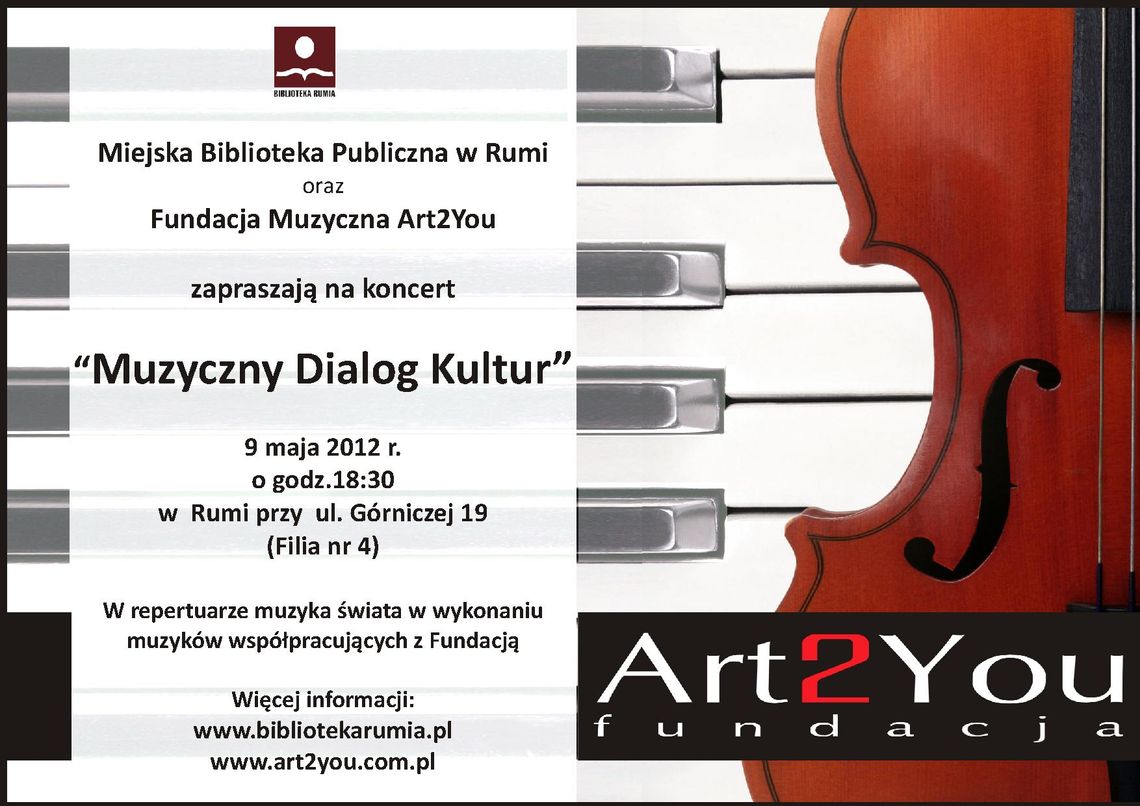 Muzyczny dialog kultur - koncert inauguracyjny Fundacji Art2You