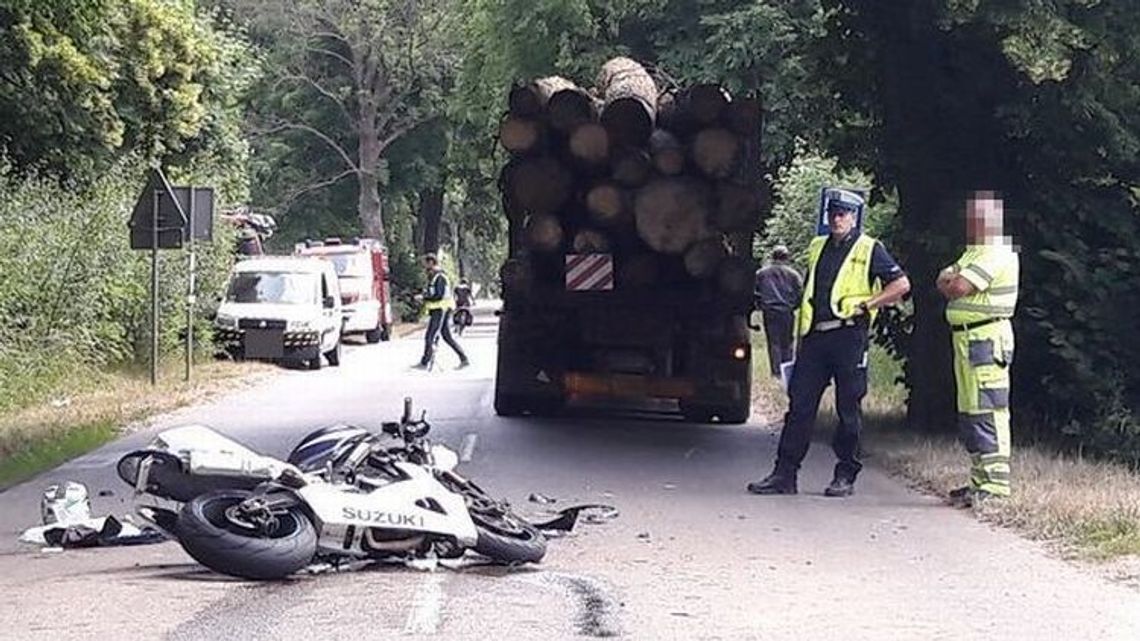 Na trasie Kłanino - Sulicice zginął motocyklista.