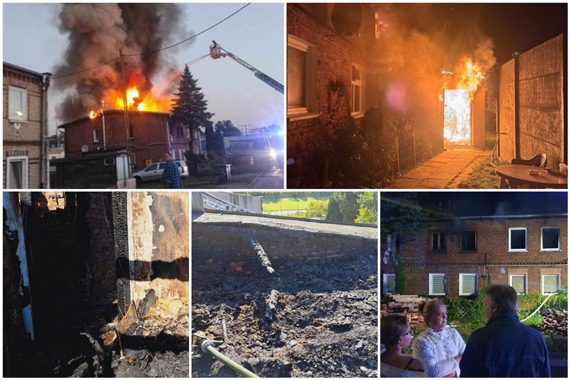 Nad ranem pożar w Malborku strawił znaczną część budynku wielorodzinnego. Czy ktoś podpalił budynek?!