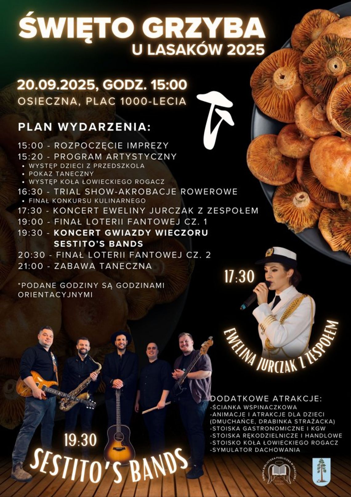 Nadchodzi wielkie Świeto Grzyba u Lasaków. Gmina Osieczna zachęca mieszkańców do udziału