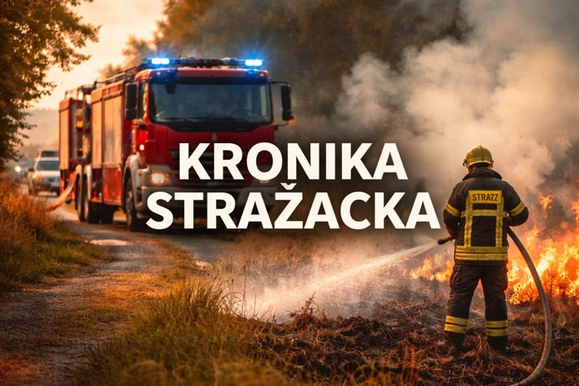 Nadeszła wiosna, a z nią plaga wypalania traw. Pożar mieszkania i warsztatu samochodowego