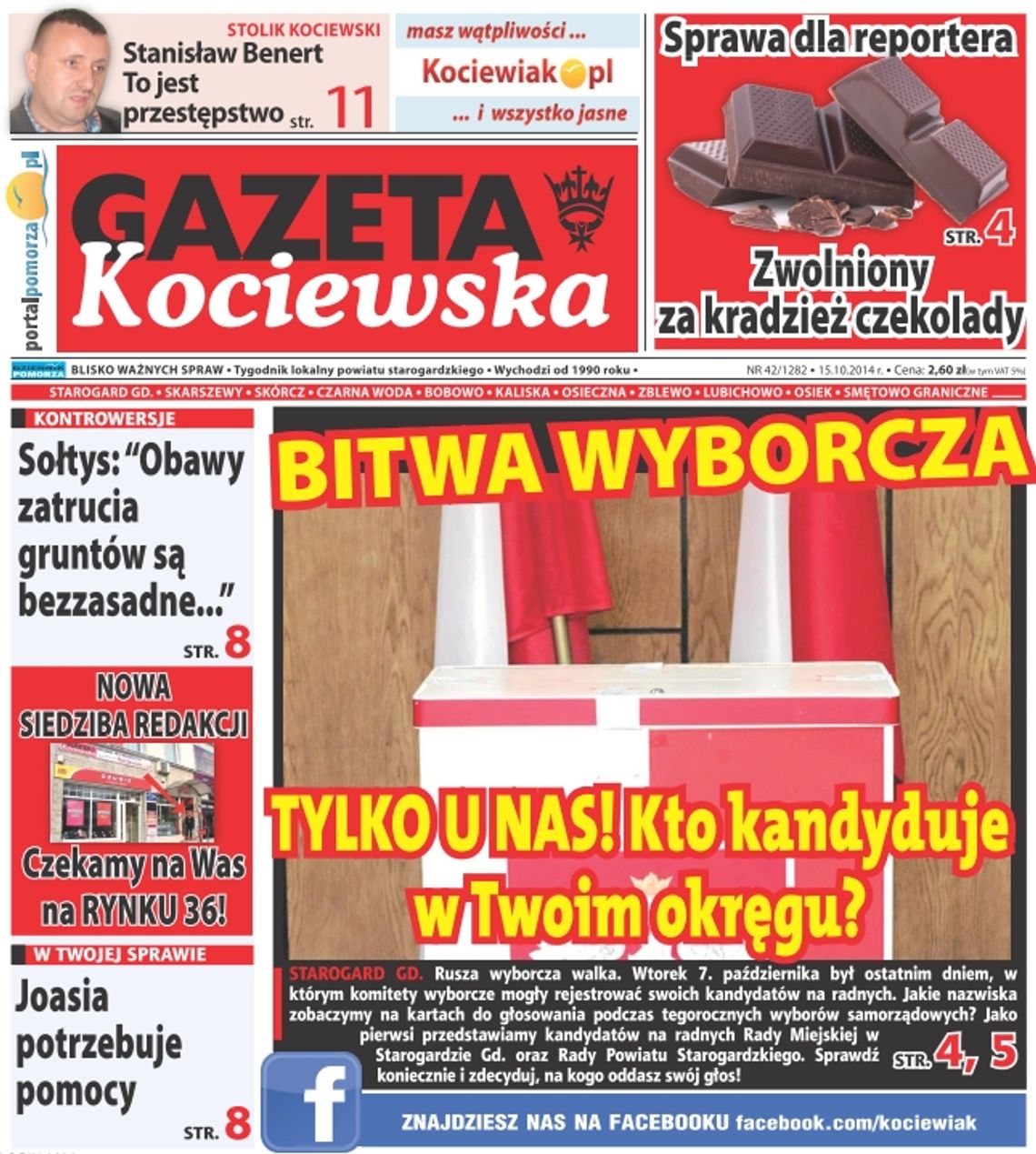 Najnowsza Gazeta Kociewska już w kioskach! Najnowsza Gazeta Kociewska już w kioskach!