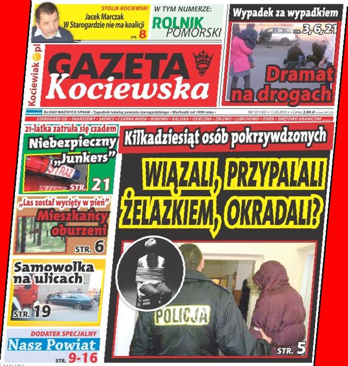 Najnowsza Gazeta Kociewska już w kioskach! Sprawdź o czym się mówi w Twojej miejscowości!