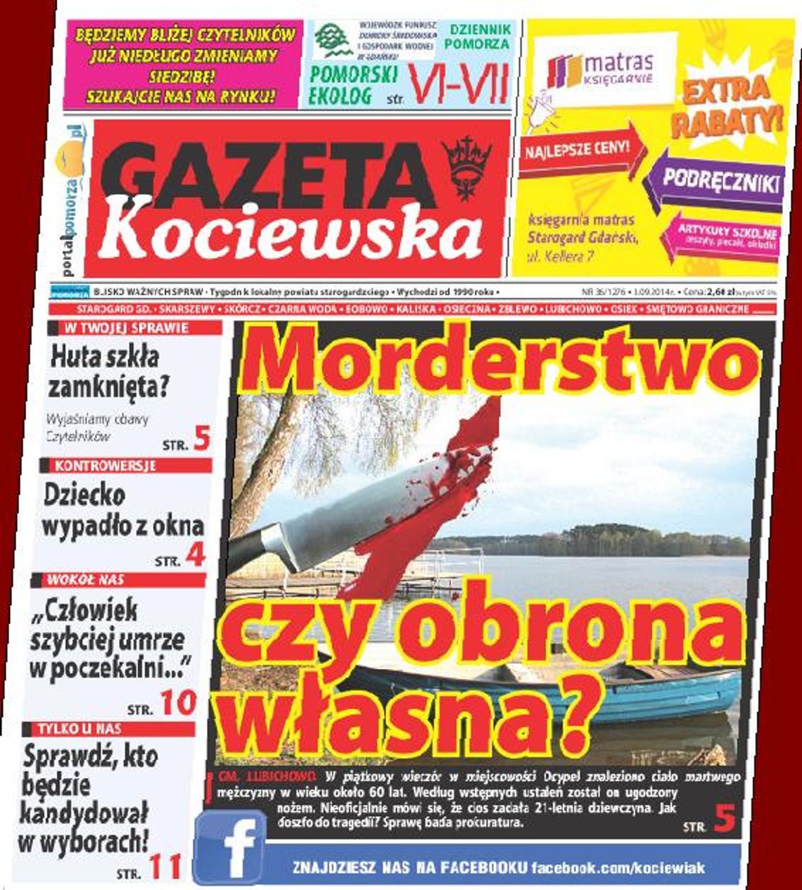 Najnowsza "Gazeta Kociewska" już w Twoim kiosku! Najnowsza "Gazeta Kociewska" już w Twoim kiosku!