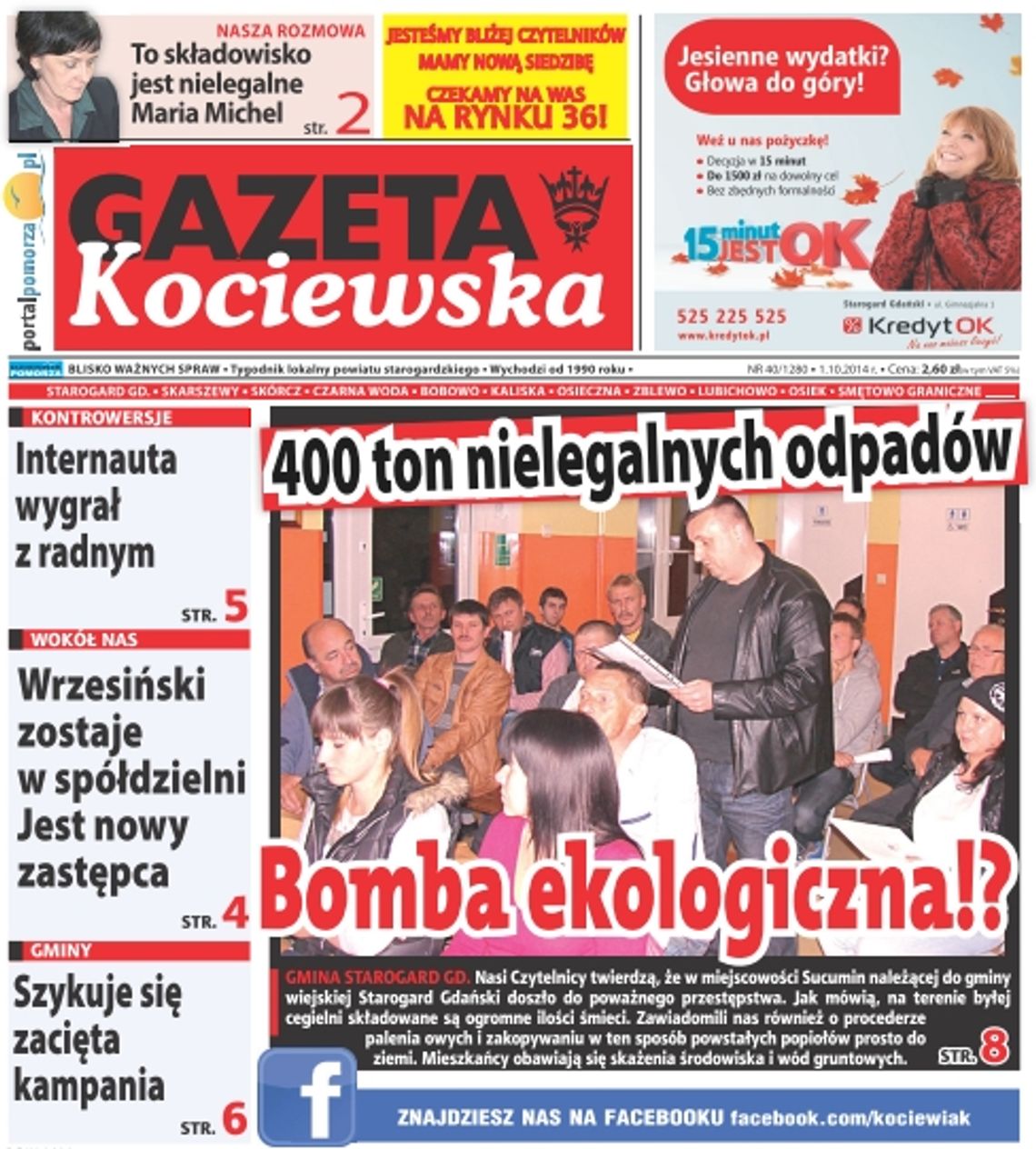 Najnowsza Gazeta Kociewska już w Twoim kiosku! Najnowsza Gazeta Kociewska już w Twoim kiosku!