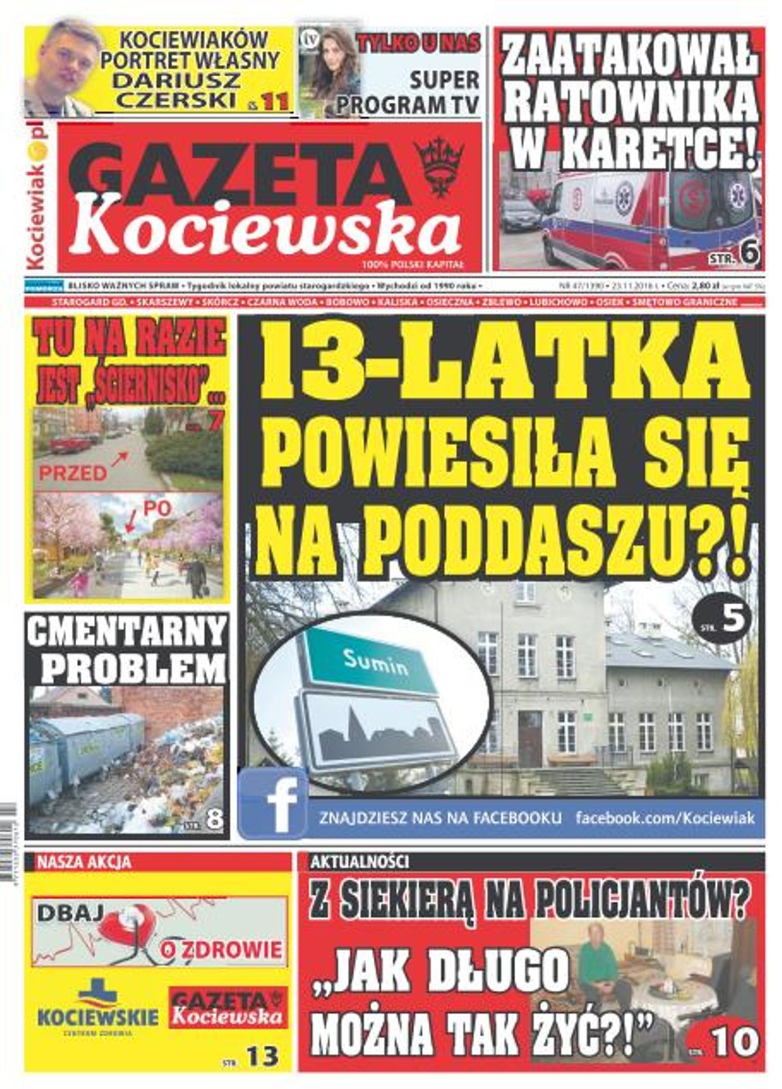 Najnowsza Gazeta Kociewska już w Twoim kiosku! Najnowsza Gazeta Kociewska już w Twoim kiosku!