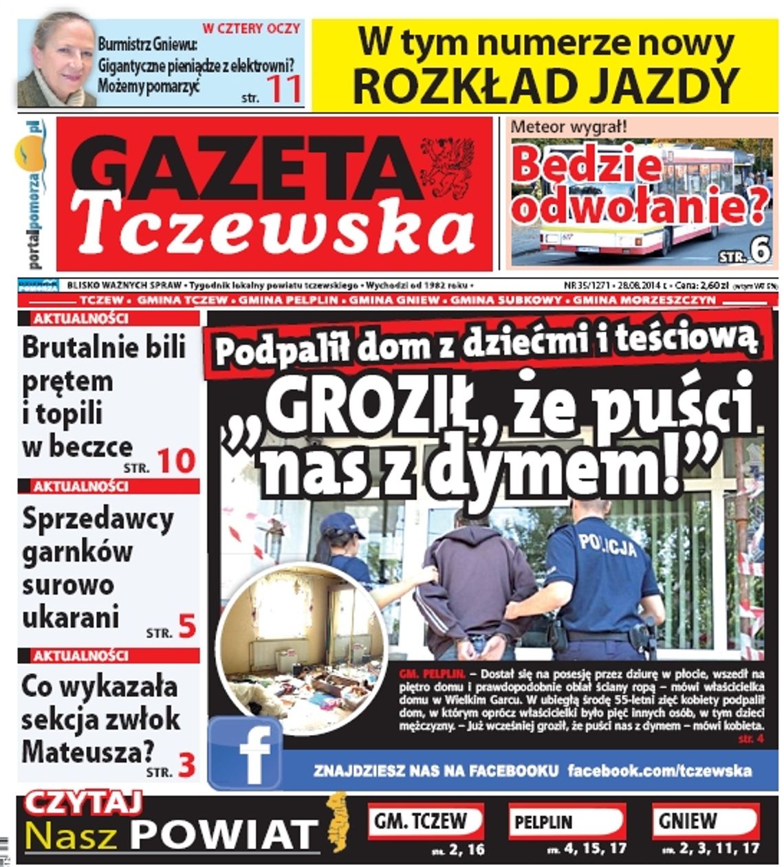 Najnowsza "Gazeta Tczewska" z rozkładem już w kioskach! Najnowsza "Gazeta Tczewska" z rozkładem już w kioskach!