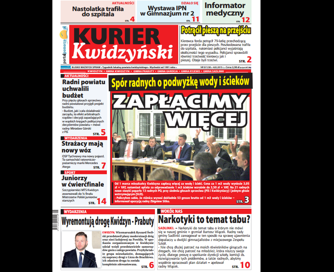 Najnowszy Kurier Kwidzyński już w kioskach! Najnowszy Kurier Kwidzyński już w kioskach!