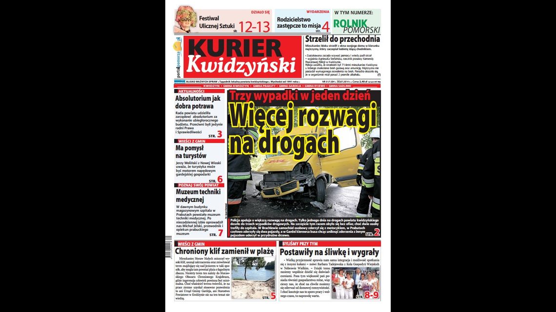 Najnowszy numer Kuriera Kwidzyńskiego już w kioskach
