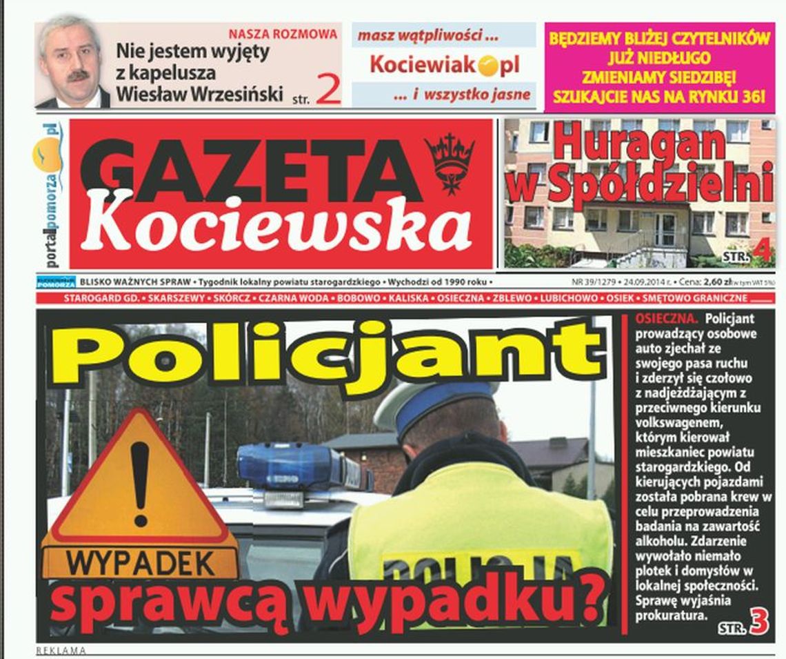 Najświeższe informacje z powiatu starogardzkiego w Gazecie Kociewskiej! Najświeższe informacje z powiatu starogardzkiego w Gazecie Kociewskiej!