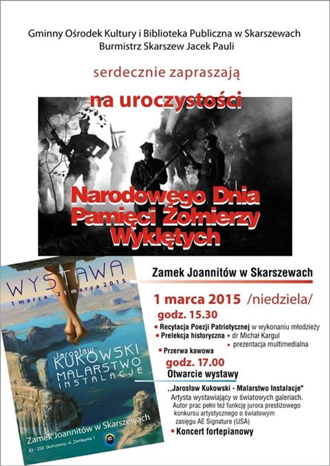 Narodowy Dzień Pamięci Żołnierzy Wyklętych w Skarszewach Narodowy Dzień Pamięci Żołnierzy Wyklętych w Skarszewach