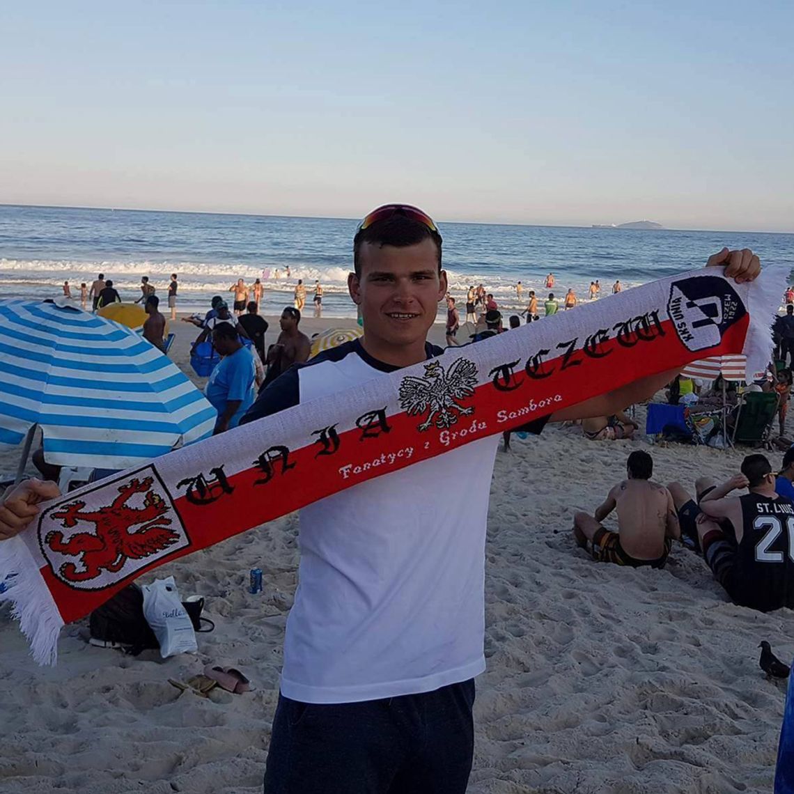 Nasz olimpijczyk pozdrawia tczewian z plaży w Rio!