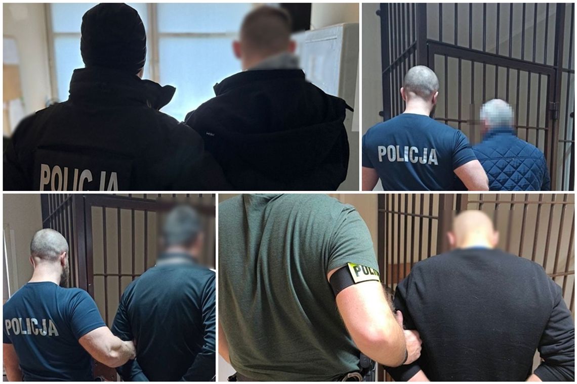 Nie uniknęli odpowiedzialności. Poszukiwani trafili za kraty po akcji policji