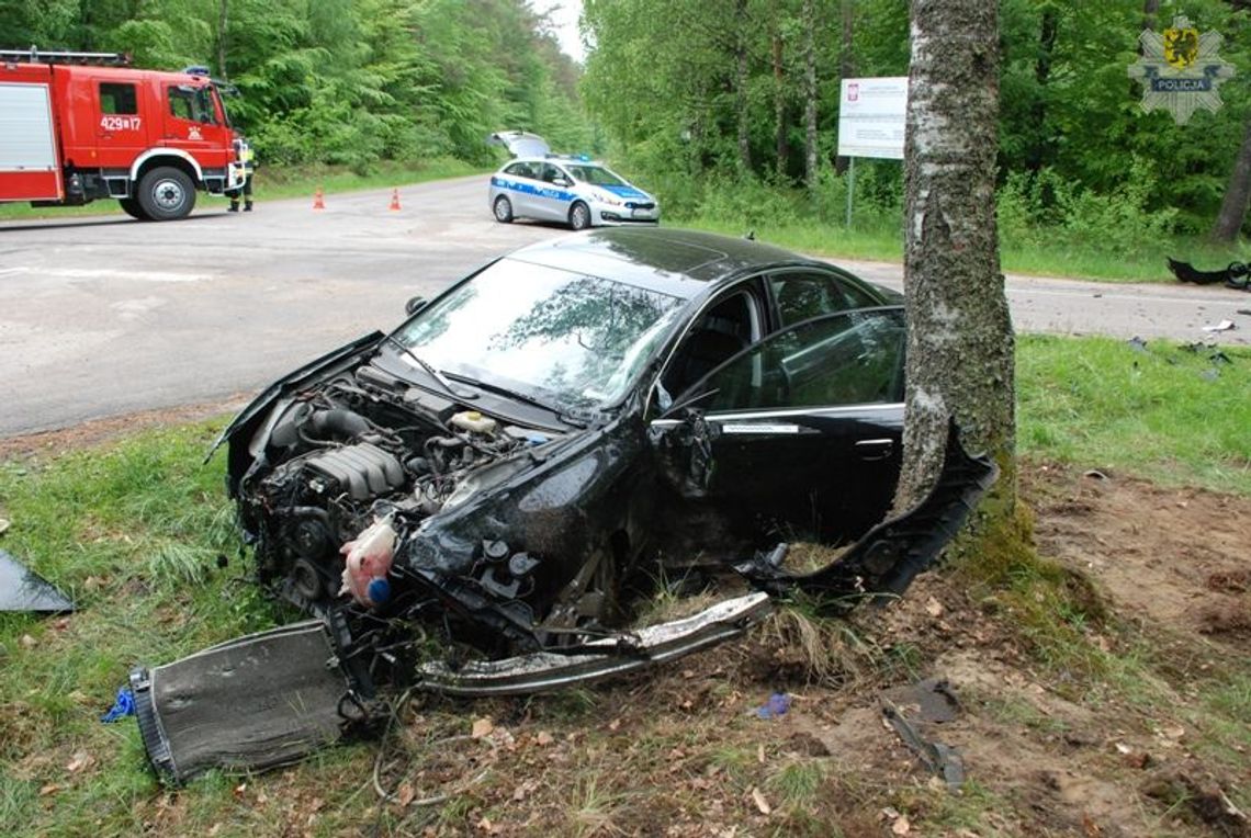 Nie zatrzymał się na znaku „STOP” i uderzył w auto mieszkańca Szczecinka.