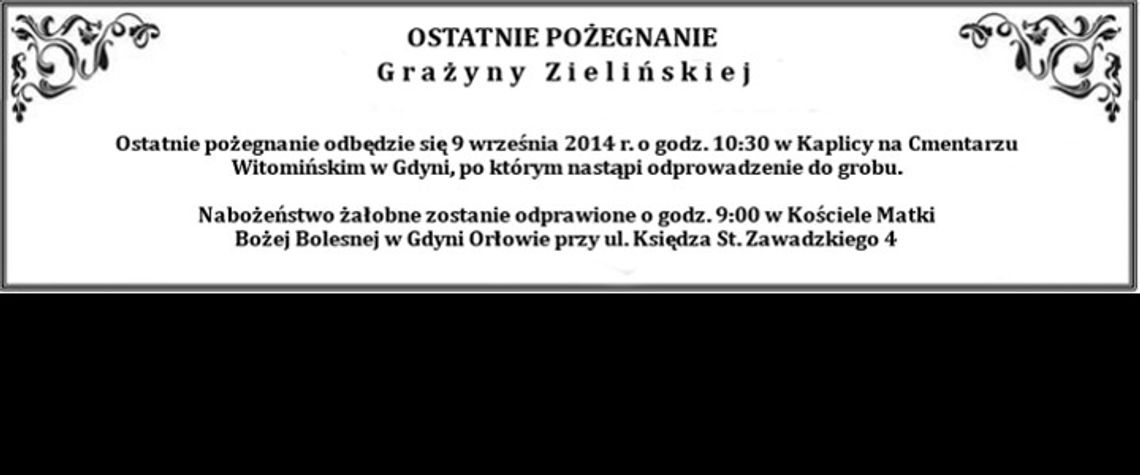 Nie żyje Grażyna Zielińska - dyrektor generalny RIGP Nie żyje Grażyna Zielińska - dyrektor generalny RIGP