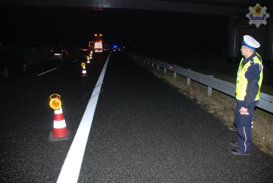 Nietrzeźwa spowodowała wypadek na A1 Nietrzeźwa spowodowała wypadek na A1