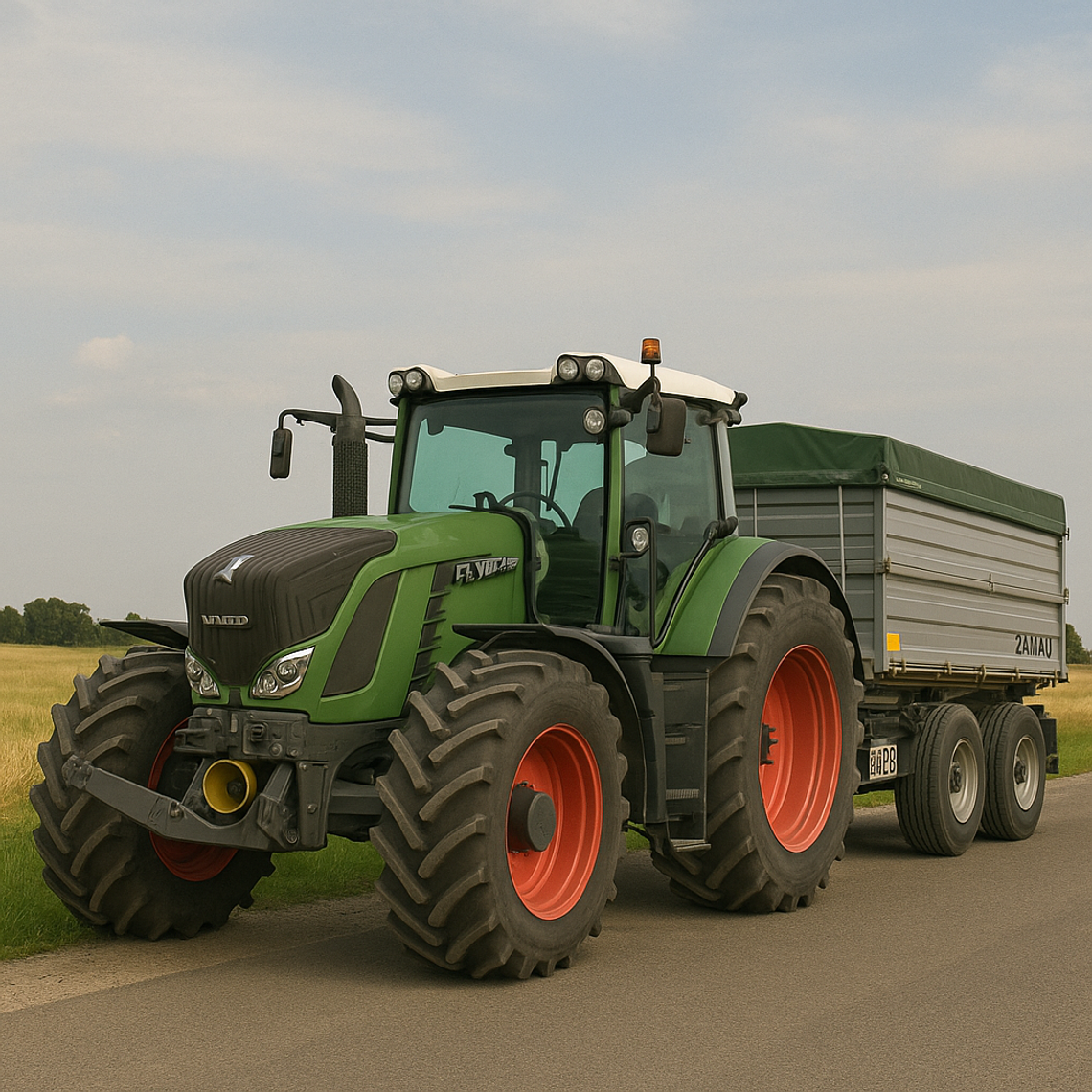 Nietrzeźwy i bez uprawnień prowadził ciągnik rolniczy