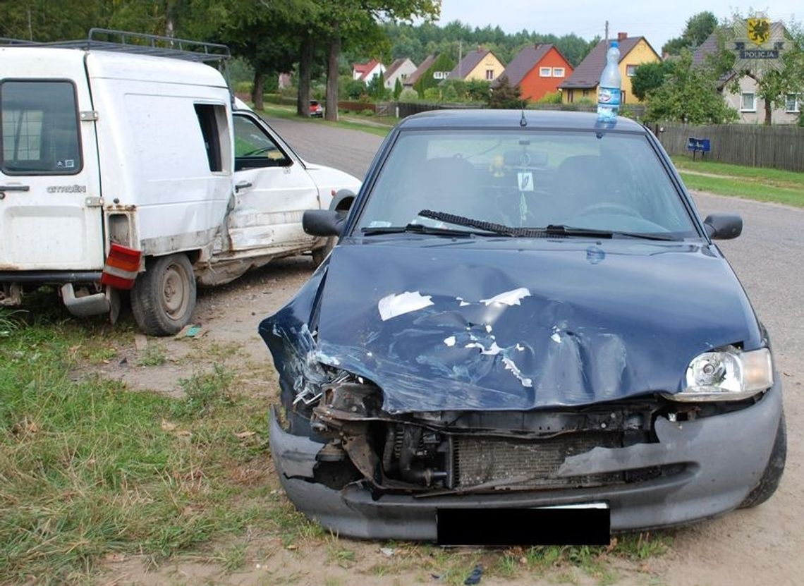 Nietrzeźwy kierowca wymusił pierszeństwo