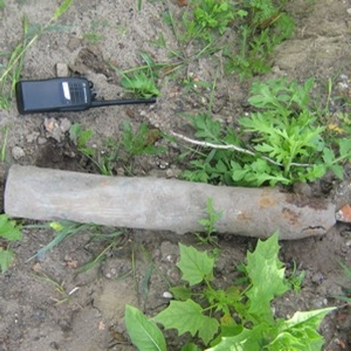 Niewybuch na Miałkim Szlaku Niewybuch na Miałkim Szlaku