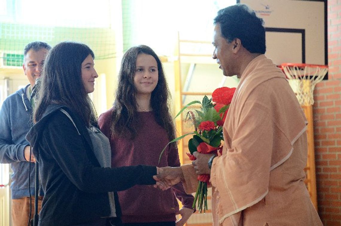 Niezwykły gość z Indii w opaleńskiej szkole