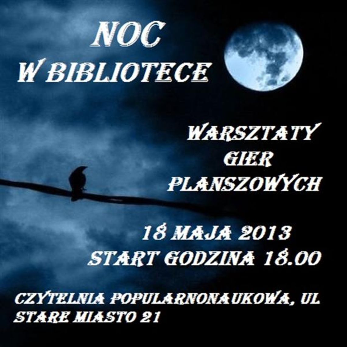 Noc w Bibliotece 18.05