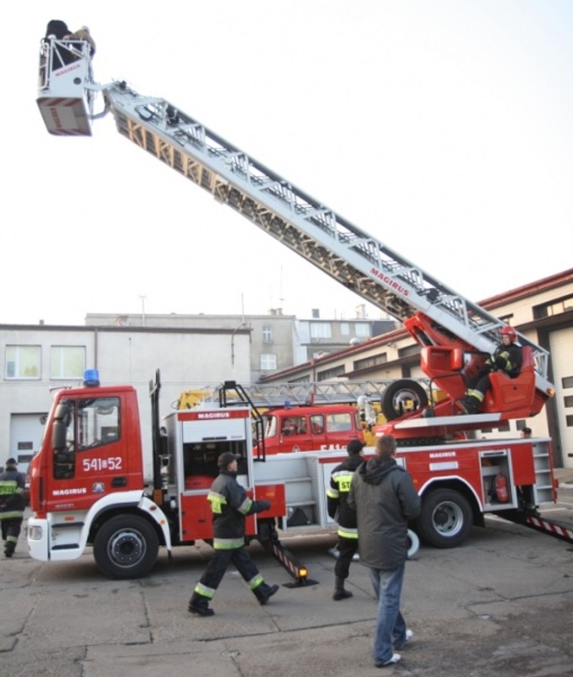 Nowa drabina - strażacy wyżsi o 7 metrów Nowa drabina - strażacy wyżsi o 7 metrów