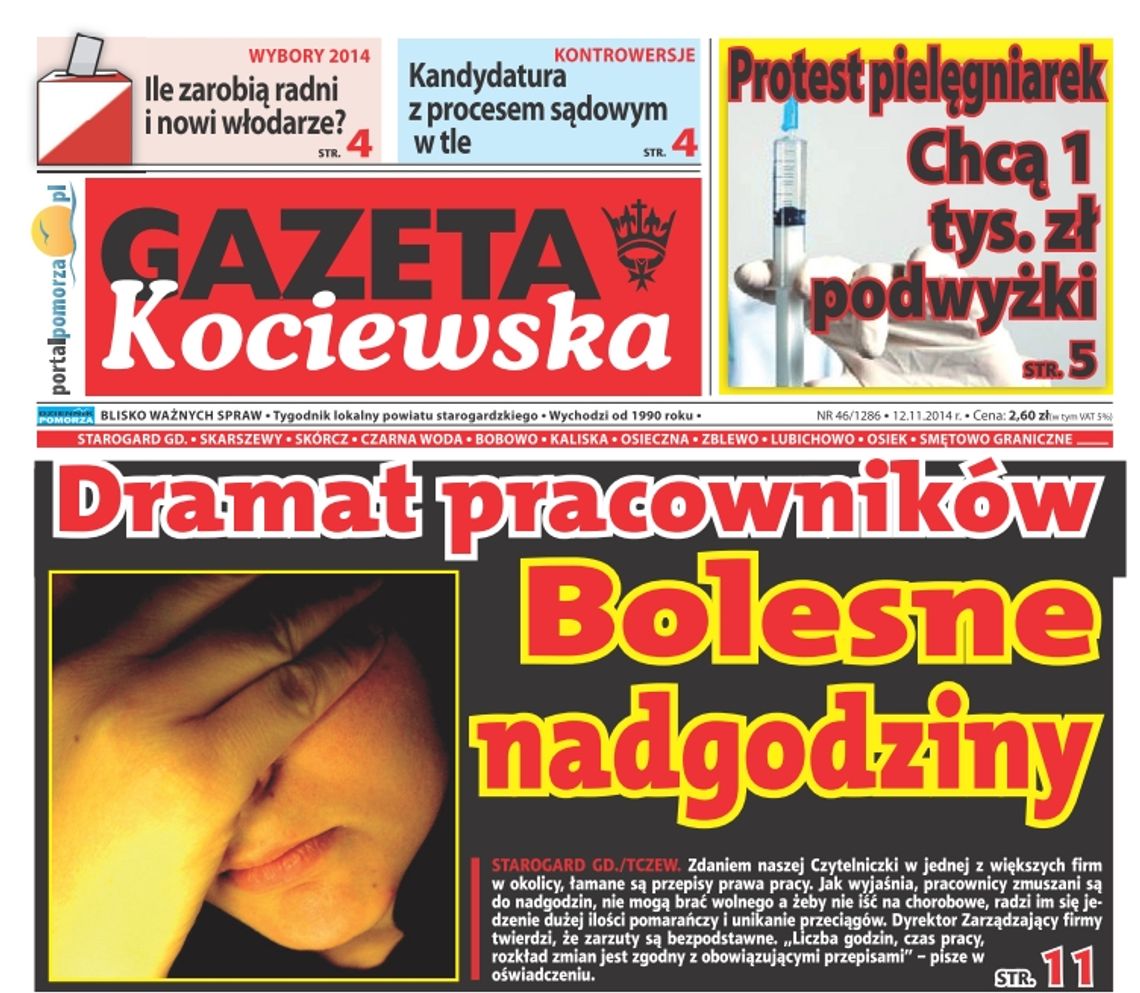 Nowa Gazeta Kociewska już w kioskach! 32 strony informacji z Twojego regionu Nowa Gazeta Kociewska już w kioskach! 32 strony informacji z Twojego regionu