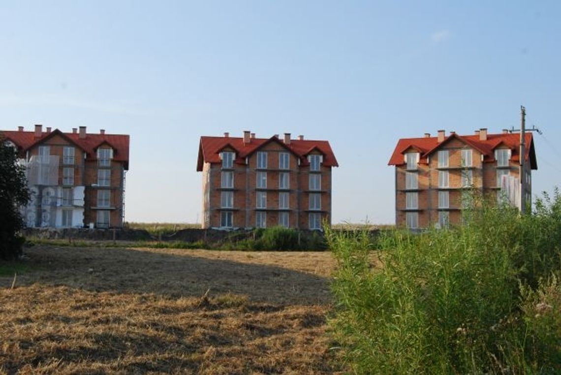 Nowe bloki zmieniają krajobraz Gniewa Nowe bloki zmieniają krajobraz Gniewa