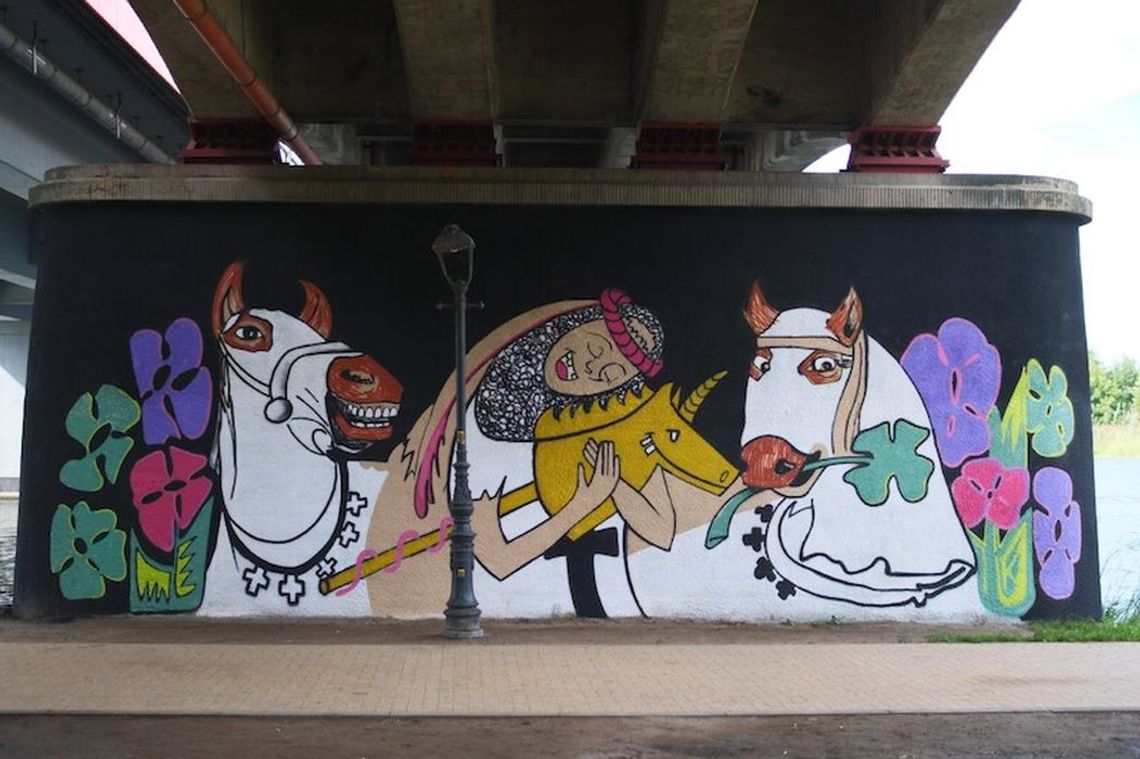 Nowy mural powstał w Malborku w ramach STREET ART FEST