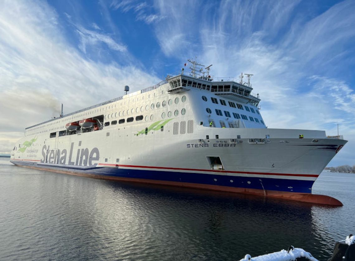 Nowy prom Stena Ebba wypłynie z Gdyni 2 stycznia 2023