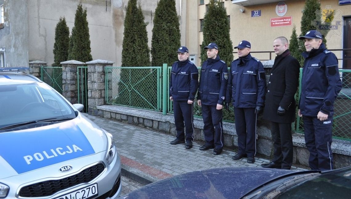 Nowy radiowóz dla policjantów ze Skarszew Nowy radiowóz dla policjantów ze Skarszew
