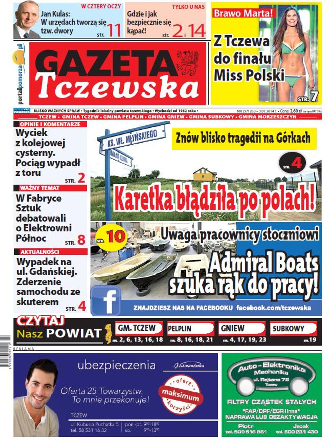O krok od tragedii na Górkach - czytaj w Gazecie Tczewskiej!