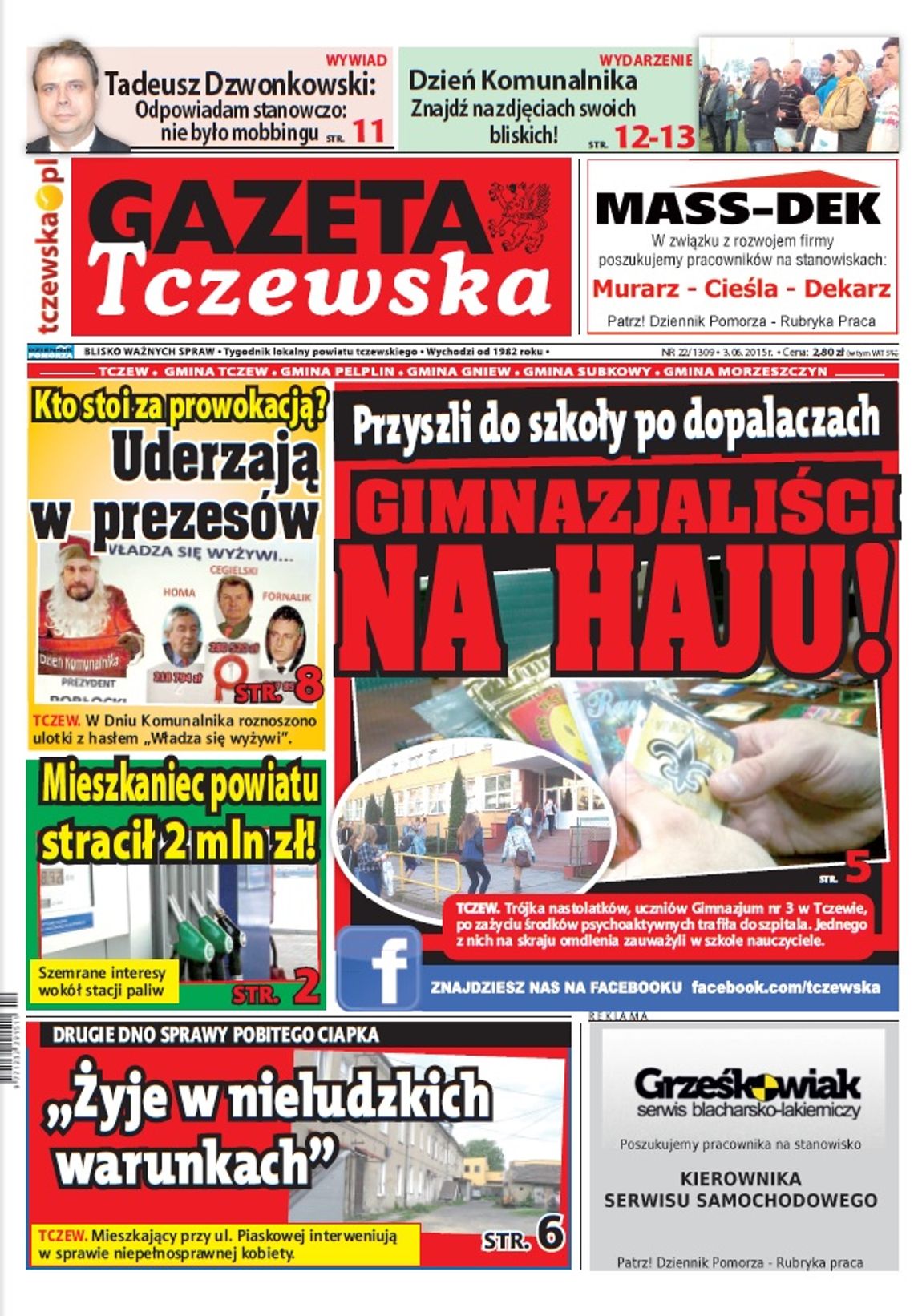 O tym nie przeczytasz nigdzie indziej... Nowa "tczewska" w kioskach! O tym nie przeczytasz nigdzie indziej... Nowa "tczewska" w kioskach!