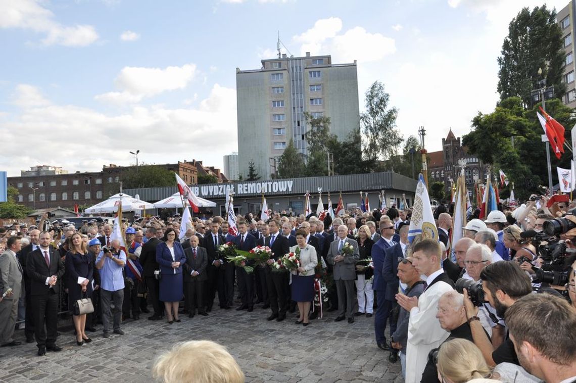 Obchody 36. rocznicy Sierpnia'80 w Gdańsku