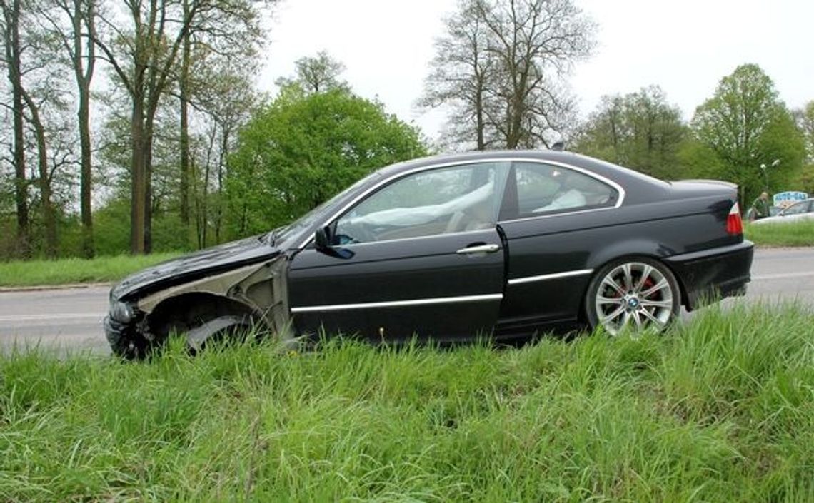 Obrót auta o 180 stopni w wypadku drogowym Obrót auta o 180 stopni w wypadku drogowym