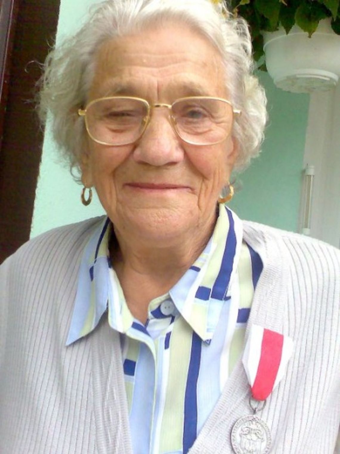 Odznaczona srebrnym medalem Odznaczona srebrnym medalem