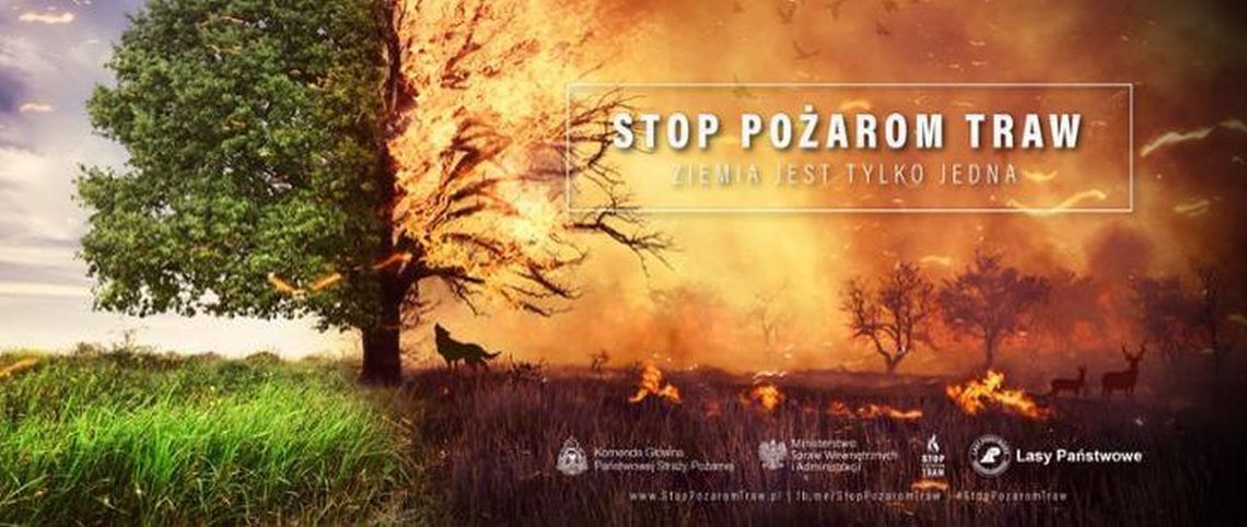 Ogólnopolska inauguracja kampanii „Stop pożarom traw”