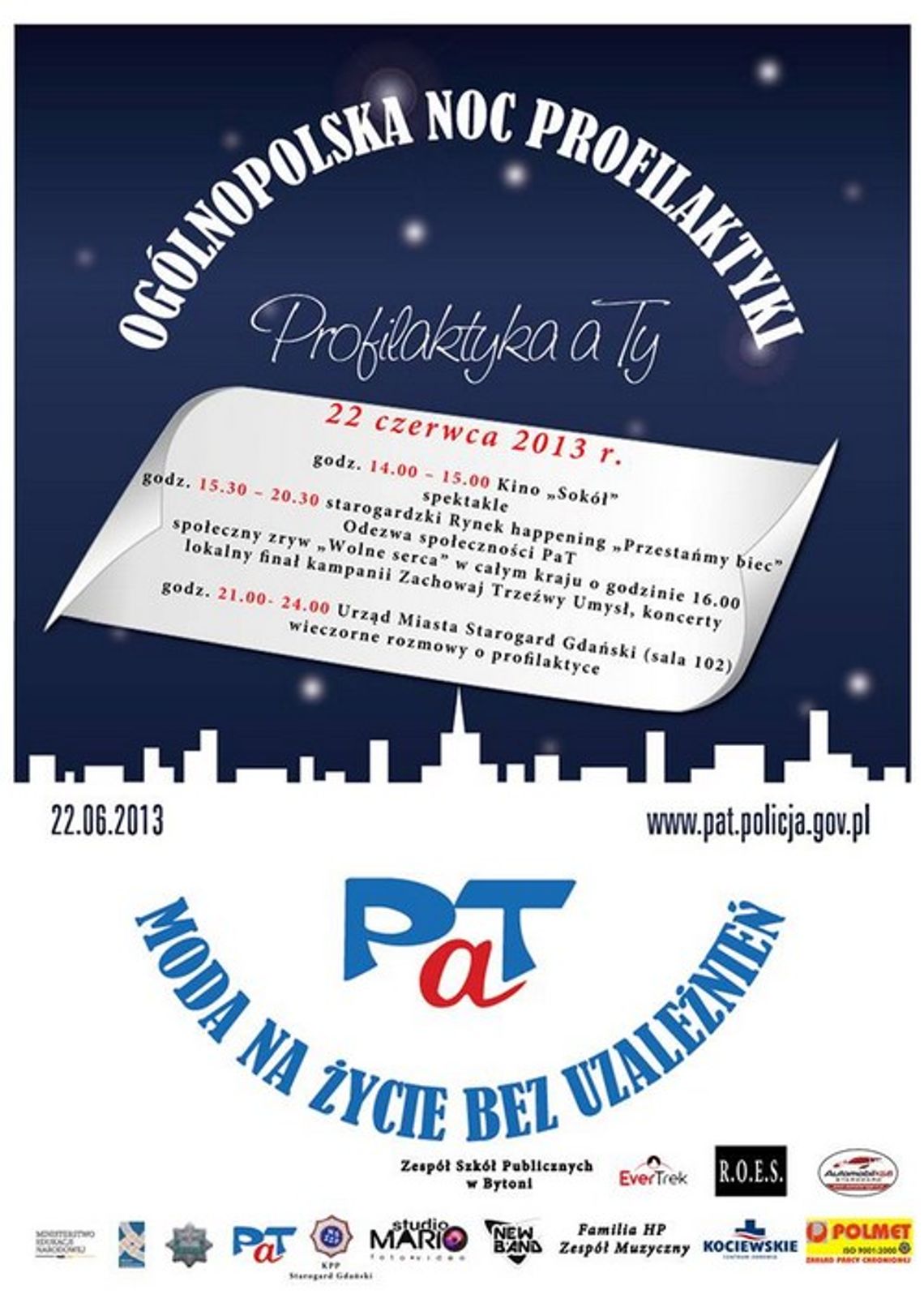 Ogólnopolska noc profilaktyki Ogólnopolska noc profilaktyki