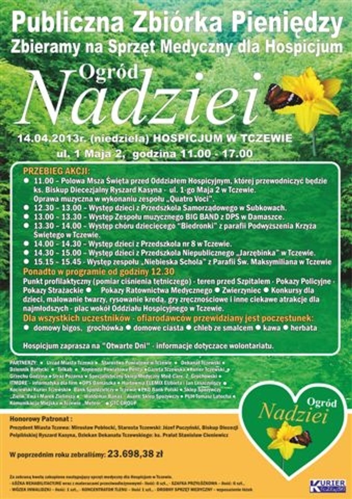 Ogród Nadziei z biskupem pelplińskim Ogród Nadziei z biskupem pelplińskim